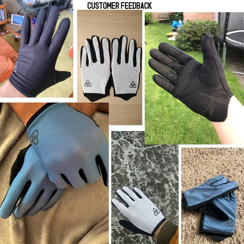 DUEECO Cycling Gloves - Men & Women's Bike Gloves with 3MM XRD Palm Padding, Touch Screen Compatible for Mountain & Road Biking - Image 2